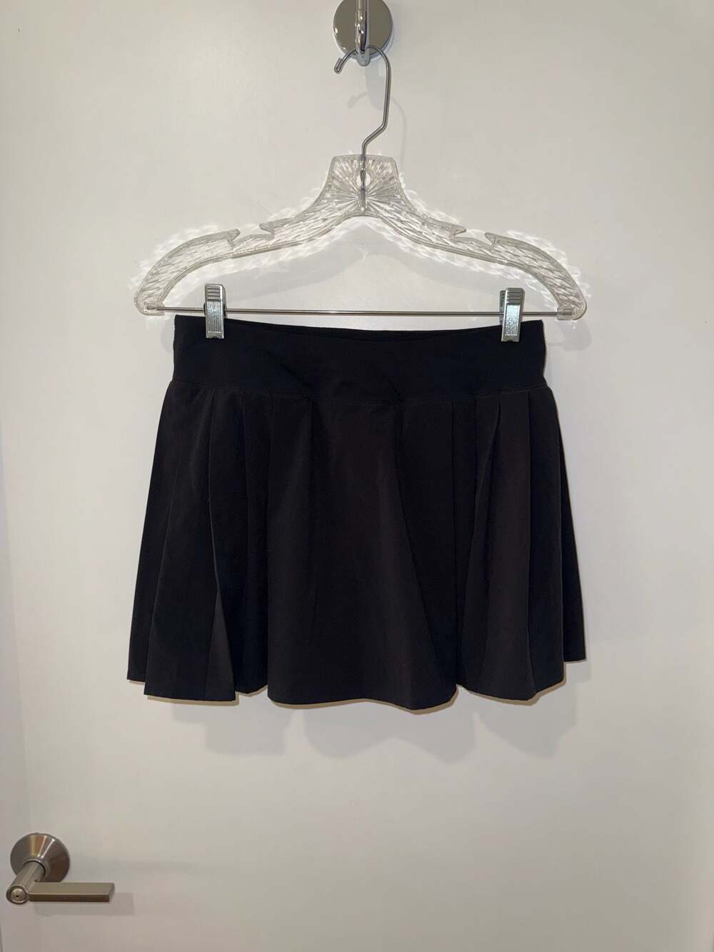 Lululemon Court Rival High-Rise Tennis Skirt in Black